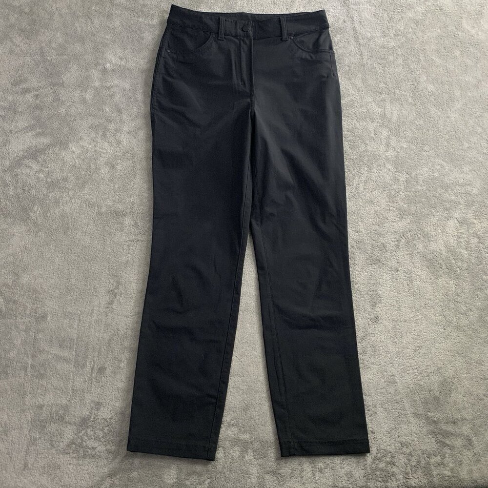 Lululemon Pants Womens 6 City Sleek 5 Pocket High-Rise Black Athletic Casual - Picture 2 of 10